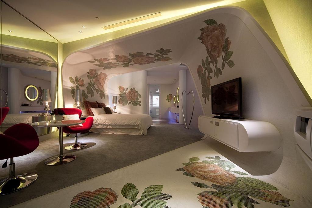 Motel Wego Funtel - Dazhi Branch Tchaj-pej Pokoj fotografie